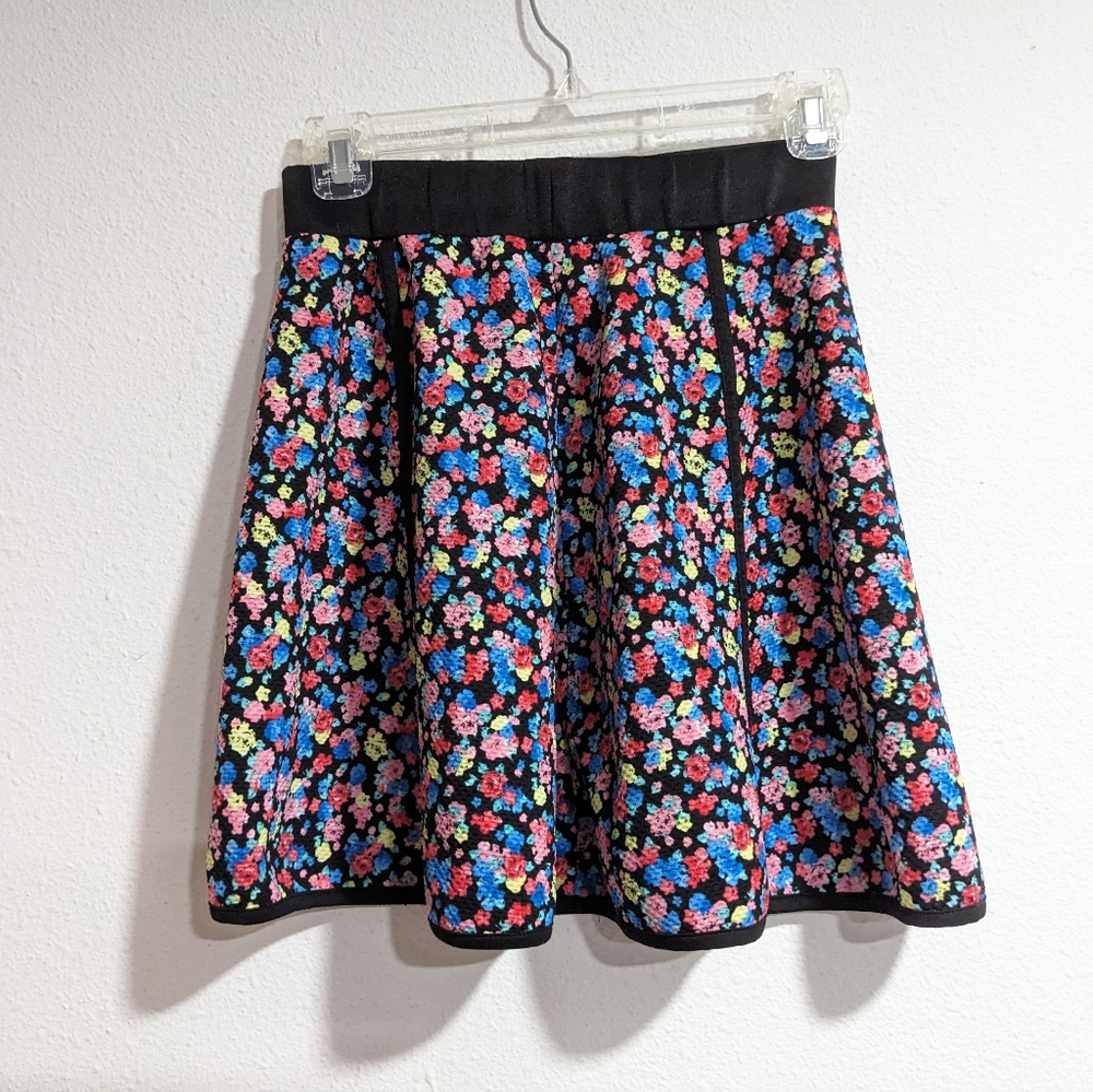 D-Signed Disney Floral A-Line Skirt Elastic Waist, Girls Medium 10/12